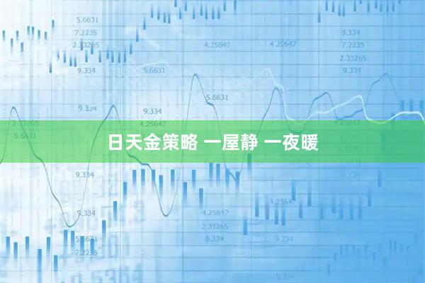 日天金策略 一屋静 一夜暖